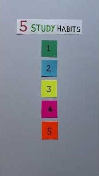 How to Score More Marks by Studying Less Time🔥 #studytips #topper