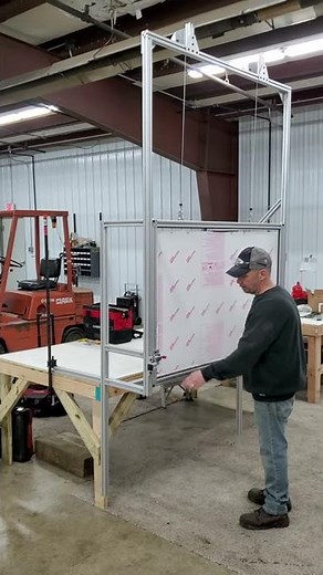 Machine Guarding with Counterbalance Door