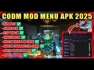 NEW CODM GARENA MOD MENU TERBARU 2025 ANTI BANNED – CHEAT CODM UNLOCK ALL SKIN CHARACTER GRATIS