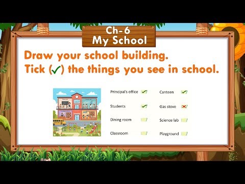 Draw Your School | Learn EVS Easily | Kids EVS Workbook | Fun And Learn Education | EVS Made Easy