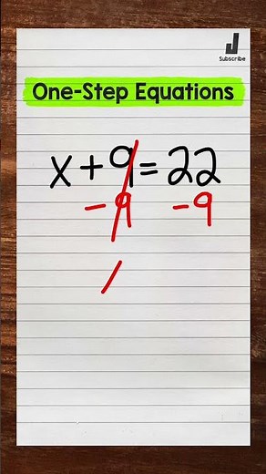 Solving One-Step Equations | Math with Mr. J