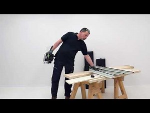 Festool TV - FSK Cross Cutting Guide Rail System with HKC 55