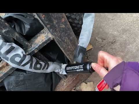 Kryptonite Keeper 785 Chain Bike Lock - Demo and Review