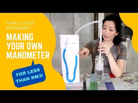 How to build your own manometer for experiments at home (for less than RM3!) [PHYSICS ROX]