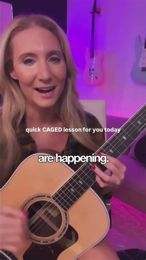 CAGED Chord Lesson #guitar #beginnerguitar #guitarchords #guitarist #cagedsystem