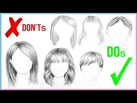 DOs & DON'Ts: How to Draw Realistic Hair Easy for Beginners Step by Step | Art Drawing Tutorial