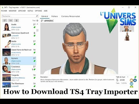 How to Download TS4 Tray Importer