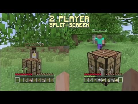 Minecraft PS3 - How To Play Split-Screen (outdated tutorial)