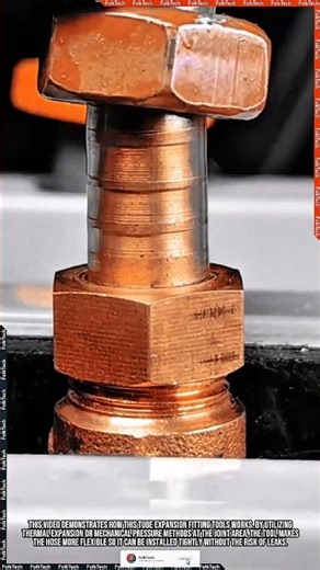 Pipe Tool: Tube Expansion Fitting Tool Tight Seal Innovation #tool #tools #innovation