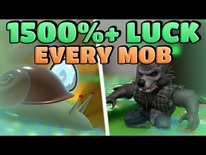Defeating Every Mob With 1500% Loot Luck! - Bee Swarm Simulator