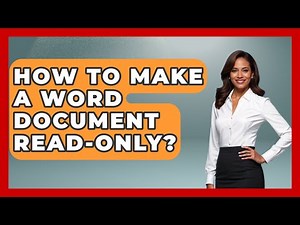 How To Make A Word Document Read-only? - Docs and Sheets Pro
