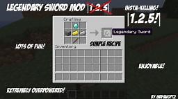 Legendary Sword Mod |1.2.5| Minecraft Mod