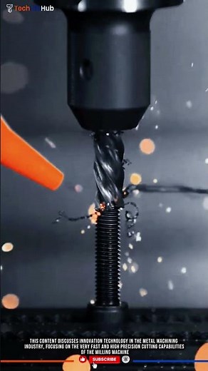 Innovation Technology High Speed Milling Manufacturing with Advanced CNC Spindle Control #tech