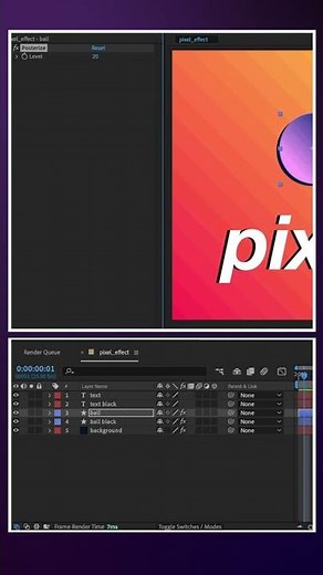 Pixel effect in After Effects | Tutorial