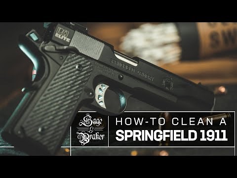 Springfield 1911 // How to Clean and Disassemble