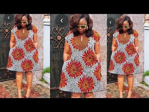 HOW TO MAKE AN A LINE DRESS WITH FULL LINING | A shape dress cutting and stitching | full lining.