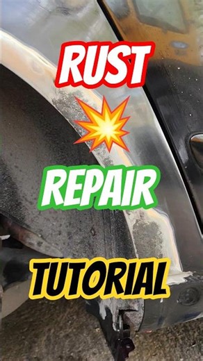 DIY Rust removal process, Easy Car Rust Repair at Home! #automobile #mechanic #howto