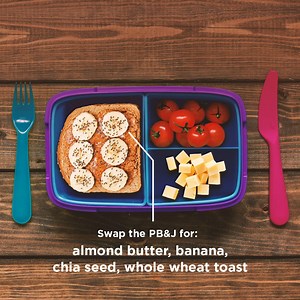 78K views · 209 reactions | With a few simple swaps, you can put a healthy spin on traditional brown-bag lunches. | Mercy Health | Facebook