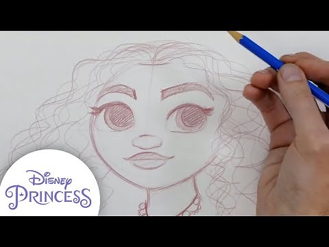 How to Draw Moana, Belle, Pocahontas & More | Drawing Tutorial | Disney Princess
