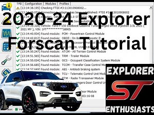 2020-24 Ford Explorer Forscan Beginners Tutorial