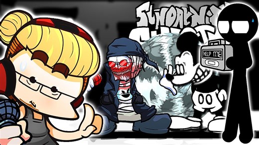 Sad Mickey Stickman FNF mod