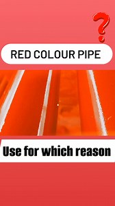 6.2K views · 37 shares | Red colour pipe Use for which reason...❓❓❓❓...