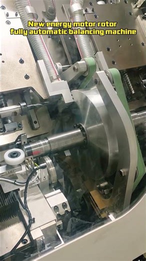 Commissioning of full-automatic dynamic balancing machine for new energy motor rotor - Zero Dynamic.