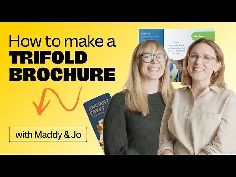 How to make a Trifold Brochure