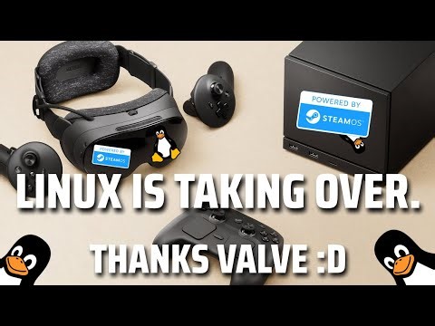 Linux is taking over. Valve's new hardware! Steam machine, Steam frame, Steam controller