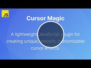 Cursor Magic: Smooth Custom Cursor Effects Using JavaScript & CSS
