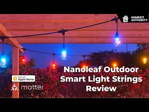 Nanoleaf Smart Outdoor String Lights review with Matter & Apple Home - Ideal for Christmas?
