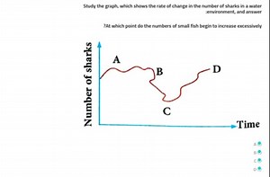 Study the graph, which shows the rate of change in the number o... | Filo