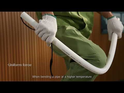 How to bend PVC conduits with spring | LESSO