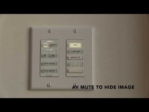 Extron controller in the classroom