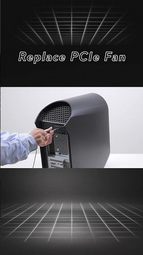 Alienware Aurora R13 R14 disassembly - How to replace the PCIe fan - Part 3 of 3
