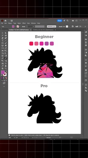 Low poly art using script in adobe illustrator Follow for more