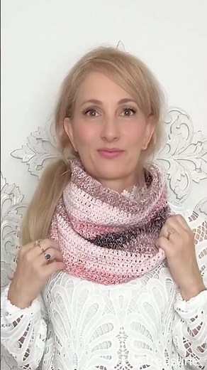 Easy Crochet Cowl – Quick & Cozy Winter Must-Have! ❄️✨ #Crochet #Cowl #crochetpattern