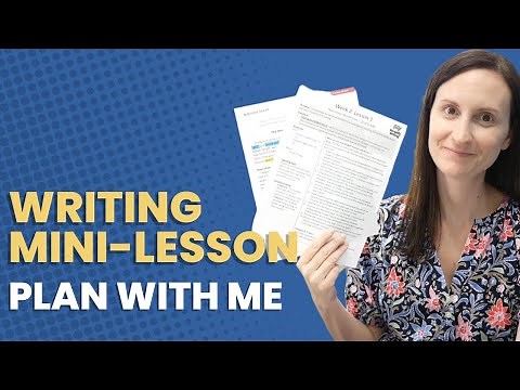 How to Easily Plan & Teach Writing Mini-Lessons (Writer's Workshop Alternative)
