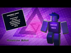 Roblox Homebrew Admin Script 60+ CMDS