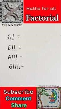 🔥Factorial Maths Tricks | Factorial by Viswa Sir | #shorts #mathstricks
