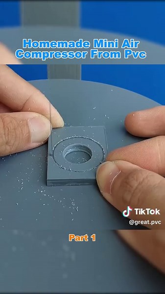 Homemade Mini Air Compressor Using PVC