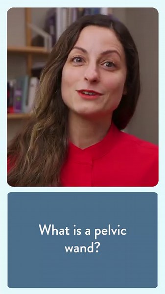 How to use a pelvic wand to massage tight and tender pelvic floor muscles #pelvichealth