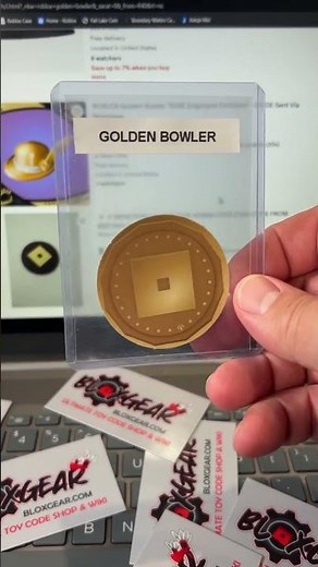 Roblox Toy Code Golden Bowler #robloxcodes #robloxugc #robloxdev