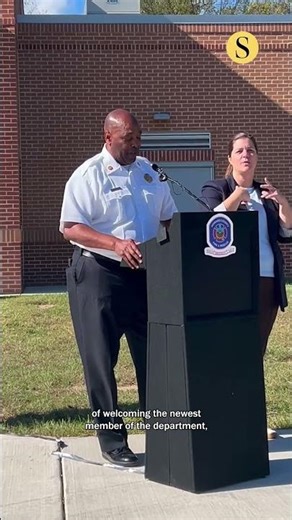 Labrador sworn in as new Howard County arson detection canine