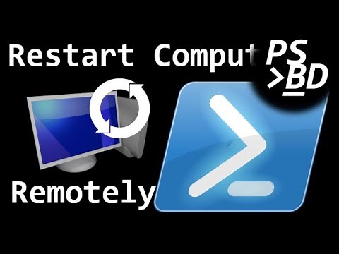 Restart Computers Remotely with PowerShell