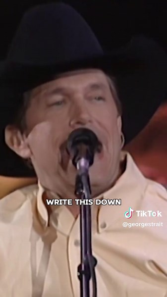 George Strait's Classic 'Write This Down' for Throwback Thursday
