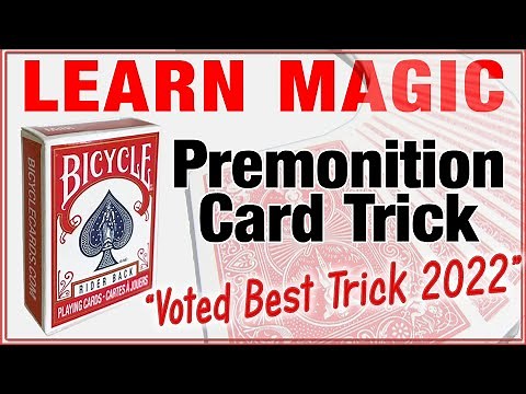 Incredible Prediction Magic Card Trick - Learn this Trick Full Tutorial Included
