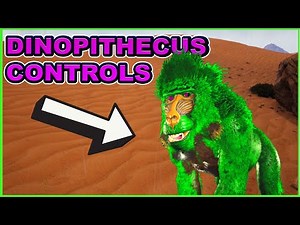 Learn All New Ark Dinopithecus Controls | XBOX & PS