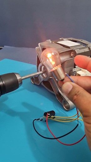 Repurpose Old Washing Machine Motor into Generator