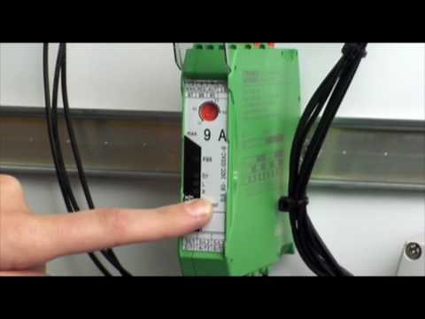 Setting the overload settings on CONTACTRON - Phoenix Contact